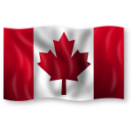 Canadian Flag vector drawing