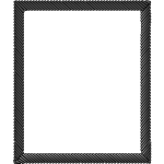 Ornamental square frame vector image