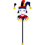 Colorful jester