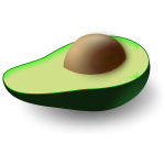 Avocado vector image