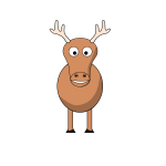 Reindeer vector image
